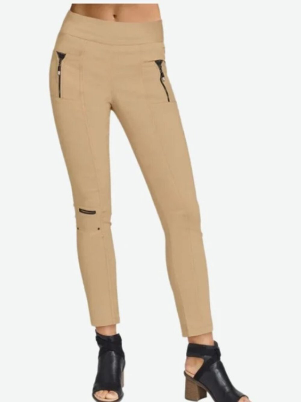 Jamie Sadock 38.5" Skinnyliscous Ankle Pants -  Crème Brulee  - Size 6 - NWOT